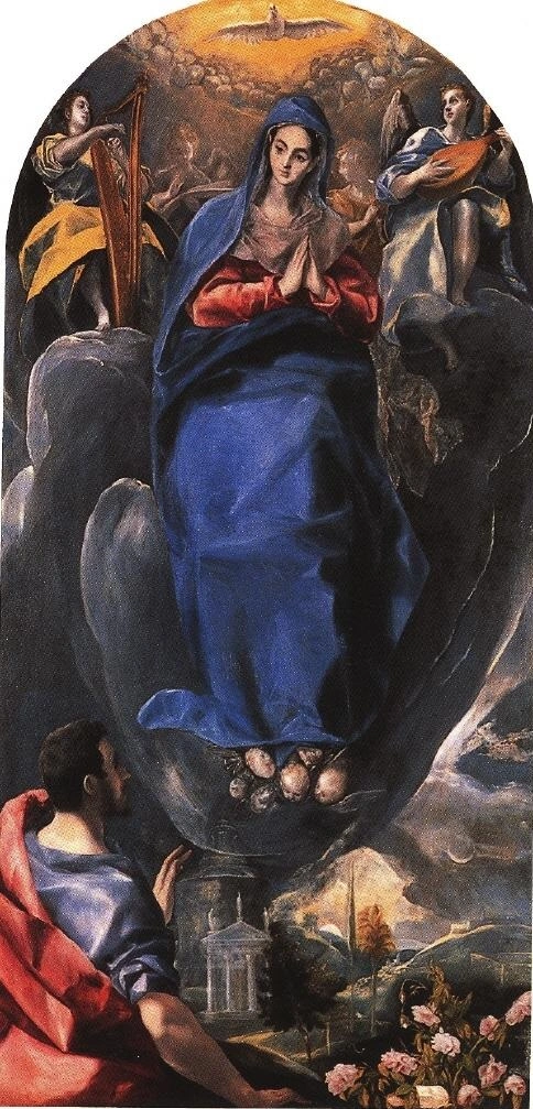 tranh duc me vo nhiem nguyen toi El Greco 1858