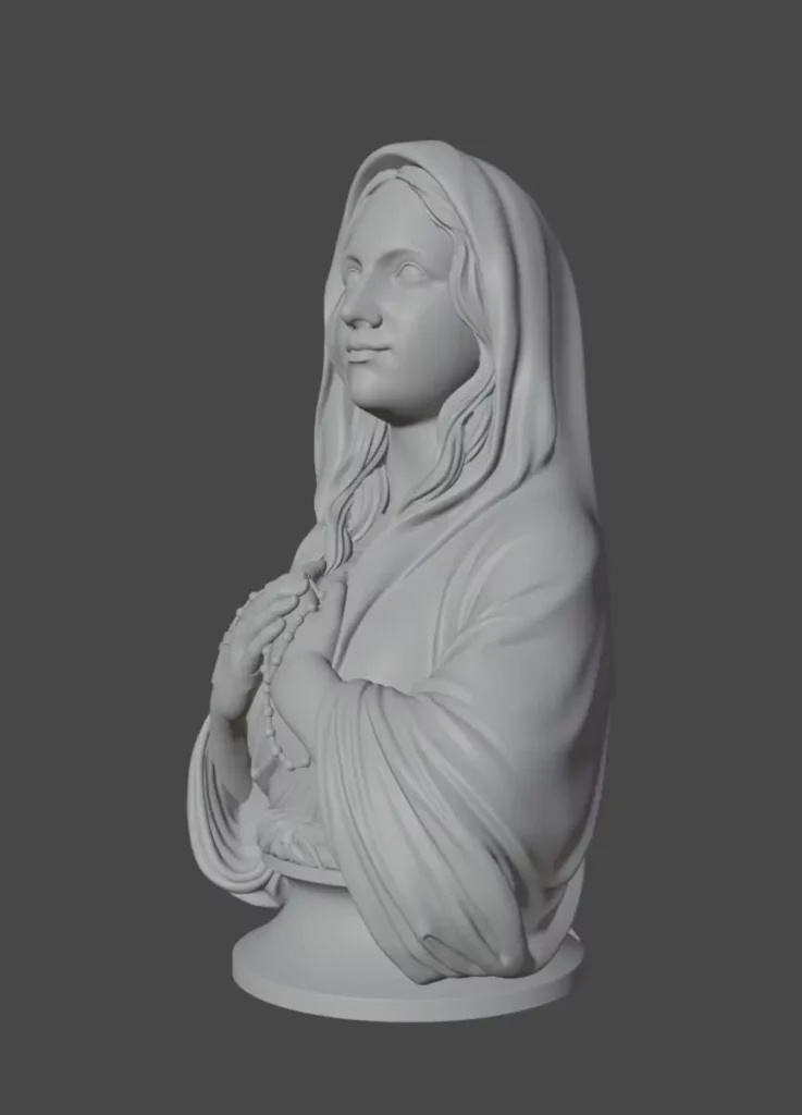 rendering Lourdes bust 0004