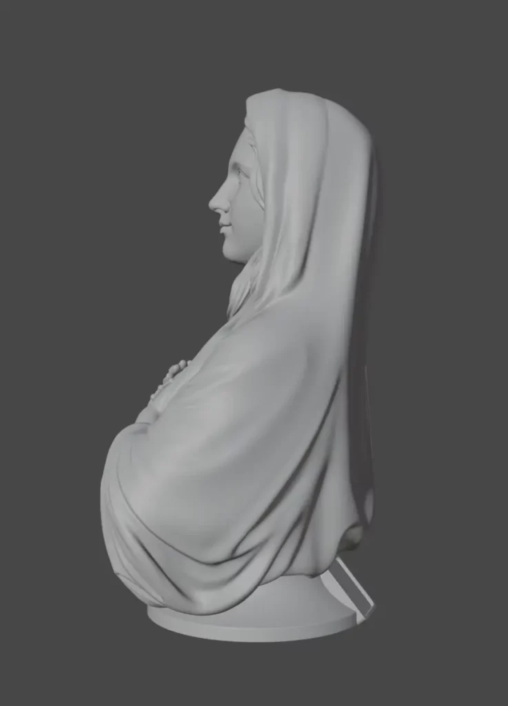 rendering Lourdes bust 0007