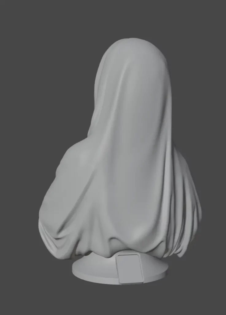 rendering Lourdes bust 0010