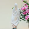 Tượng Đức Mẹ Lộ Đức, chiều cao 15 cm, 20 cm, màu trắng hồng M6